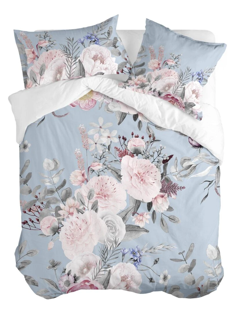 Housse de couette Soft bouquet "Happyfriday"   Blanc