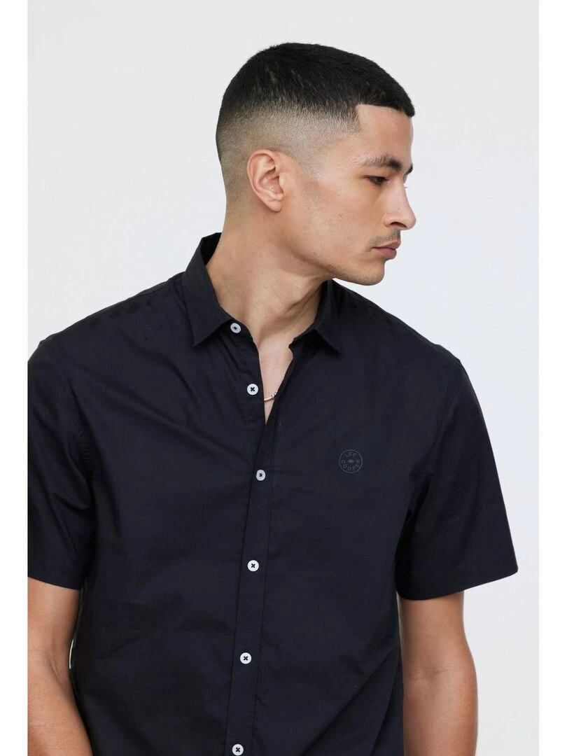 Lee Cooper Chemise manches courtes coton regular DRIMO MC Noir