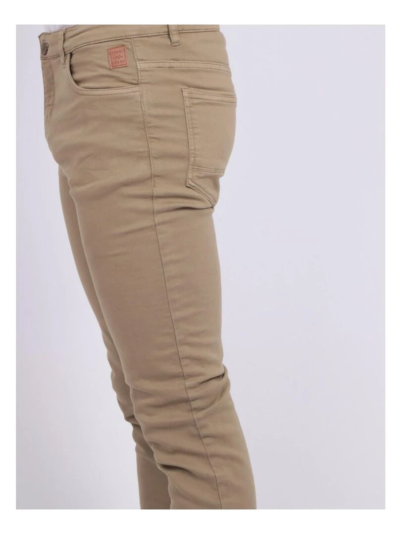 Pantalon 5 poches CANDELO   Marron