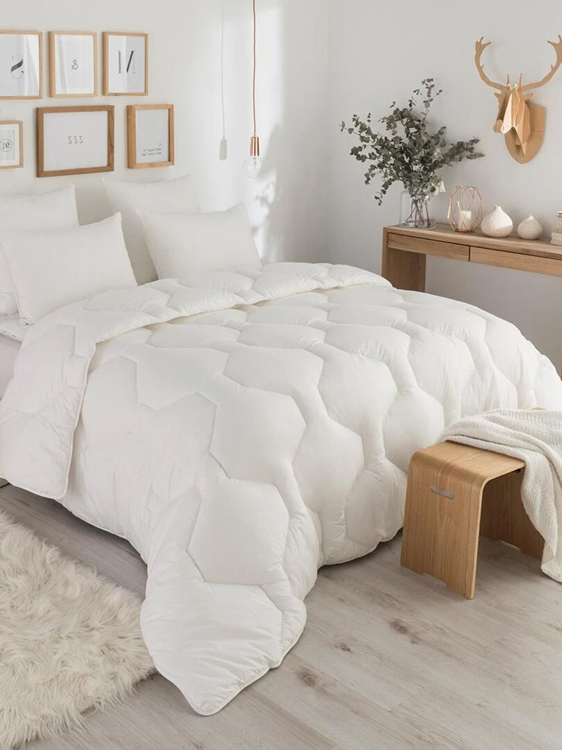 DODO Couette Protection Active Anti acariens TEMPEREE Blanc