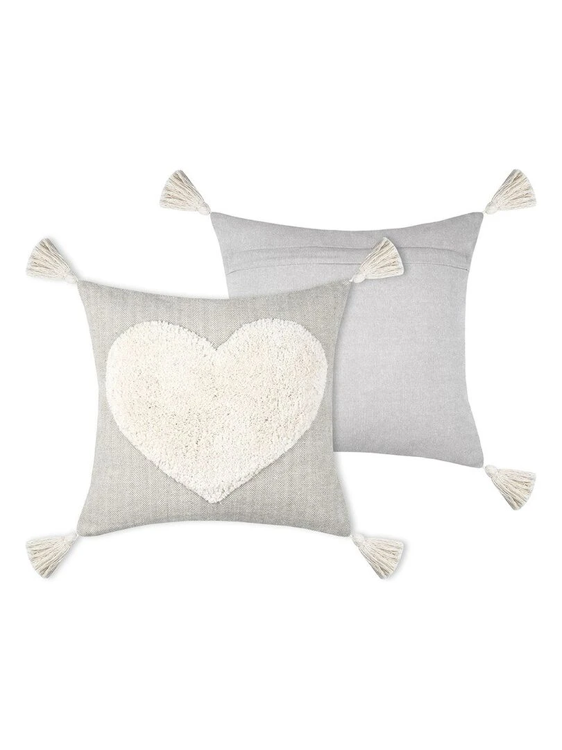 Coussin 40x40 cm Hayden naturel coton   Beige