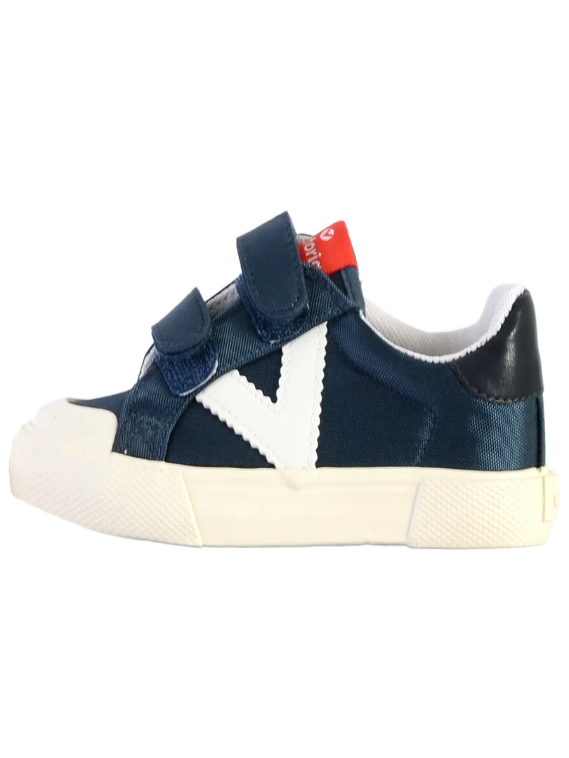 Basket Basse À Scratch Enfant Victoria Bleu