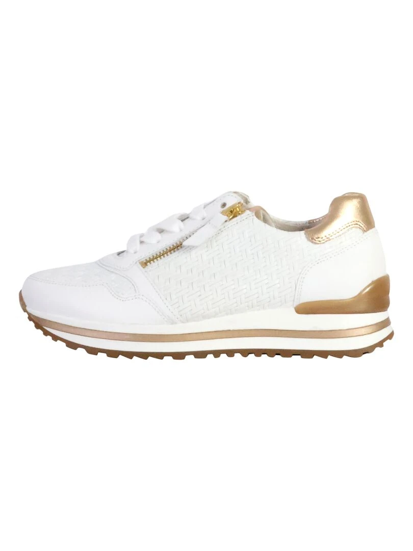Basket Cuir Gabor FI. Twist Doré/or