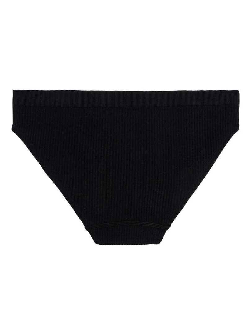 Lot de 2 culottes noire et blanche fille Saeva   Noir