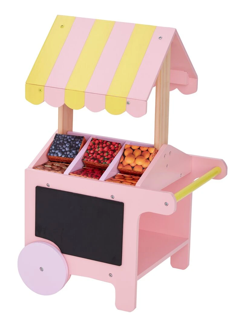 Chariot à poupée en bois pâtisseries accessoires de jeu poupées de 40 45 cm Olivia’s Little World N/A