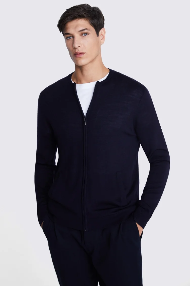 White Merino Mock-Neck Jumper   Buy Online at Moss