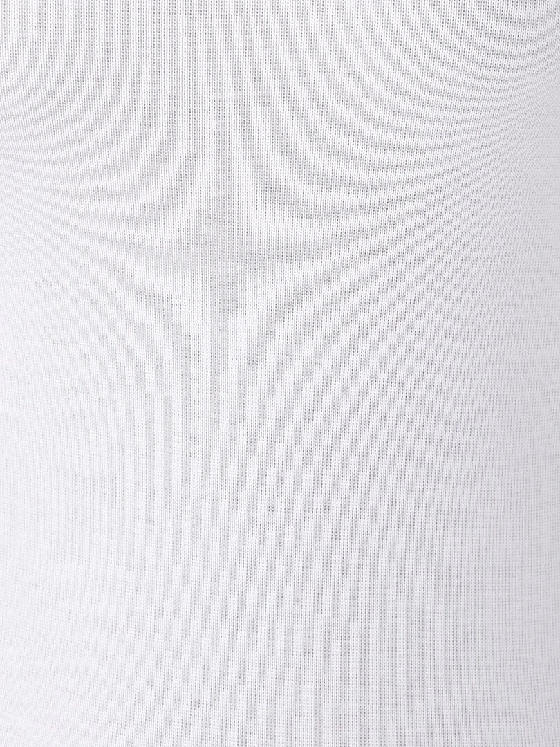 T shirt manches courtes fine côte guipure Thermolactyl   Damart   Blanc