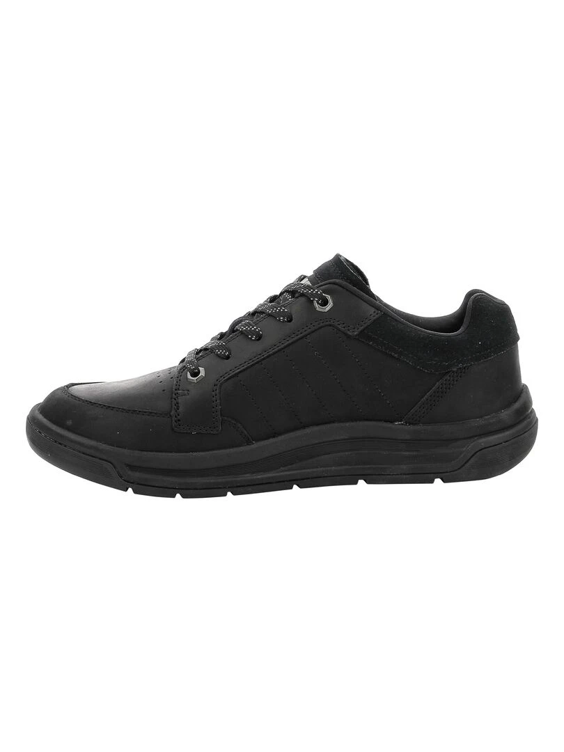 Basket Basse Cuir Caterpillar Apa Cush Noir