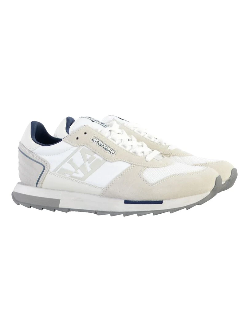 Basket Basse Cuir Napapijri Virtus   Blanc