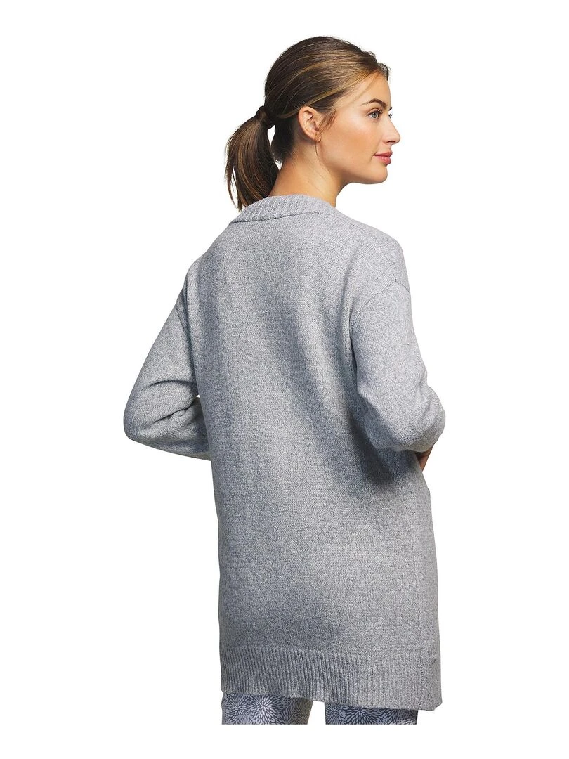 Veste cardigan Complementos Petalos Gris