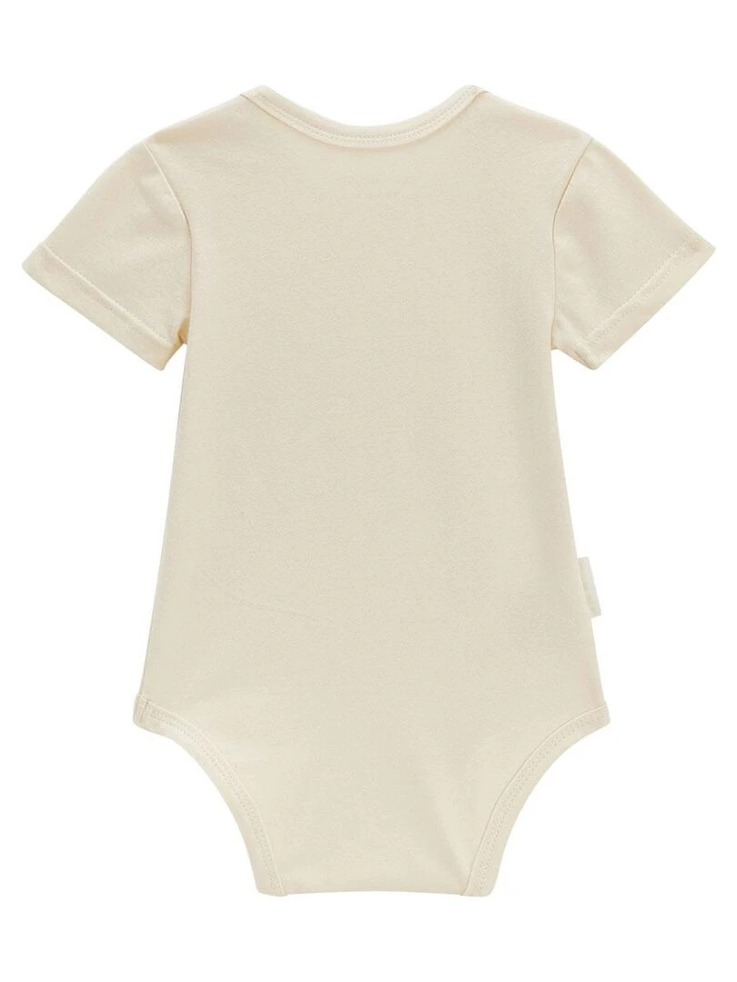 Lot de 2 bodies bébé manches courtes Mini Tribu   Vert