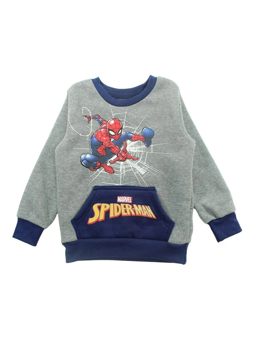 Disney Ensemble Sweat pantalon garçon Imprimé Spiderman Gris