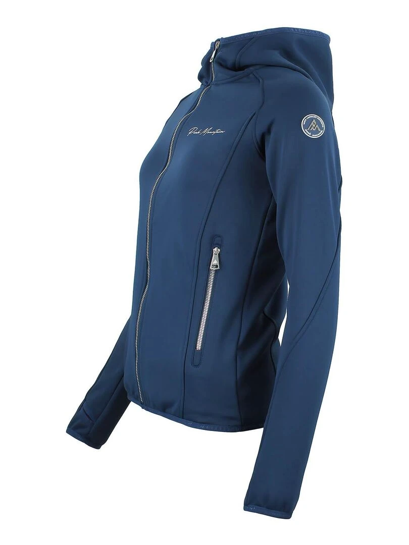 Blouson polarshell femme ACAMPO   Bleu marine