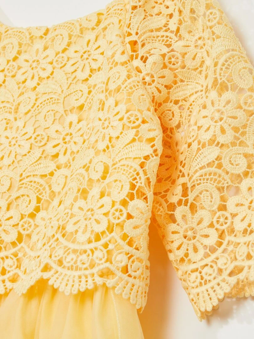 Robe de cérémonie Jaune