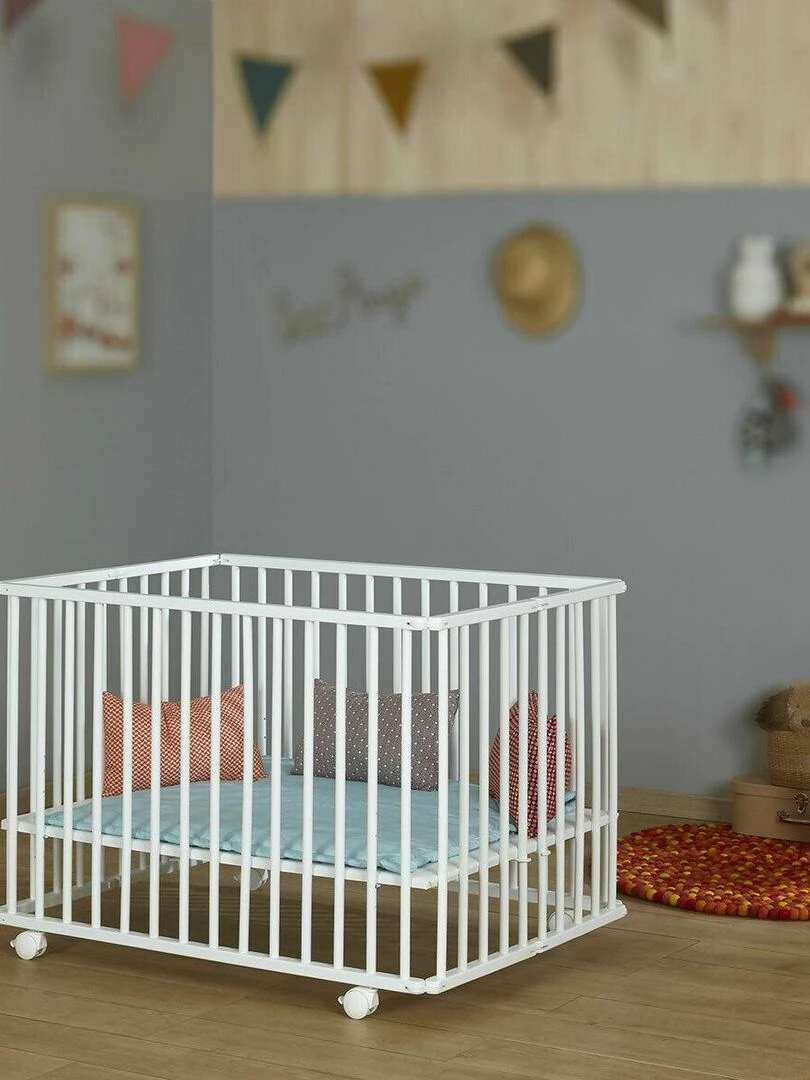 Parc bébé Helio   AKITEN RETAIL   Blanc