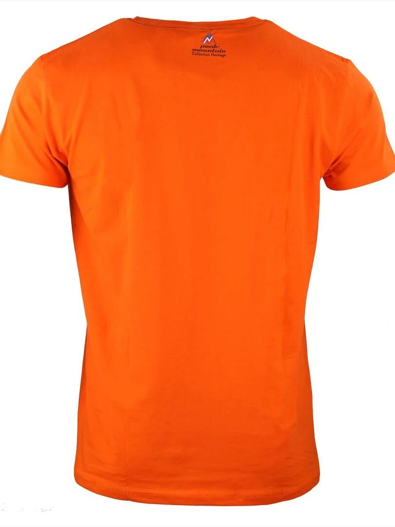 T shirt manches courtes homme CODA PEAK MOUNTAIN Orange