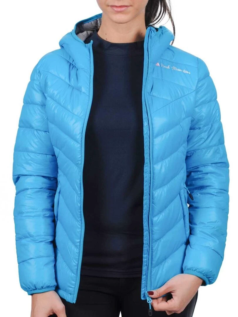 Doudoune fine fille GANSEO   PEAK MOUNTAIN   Bleu