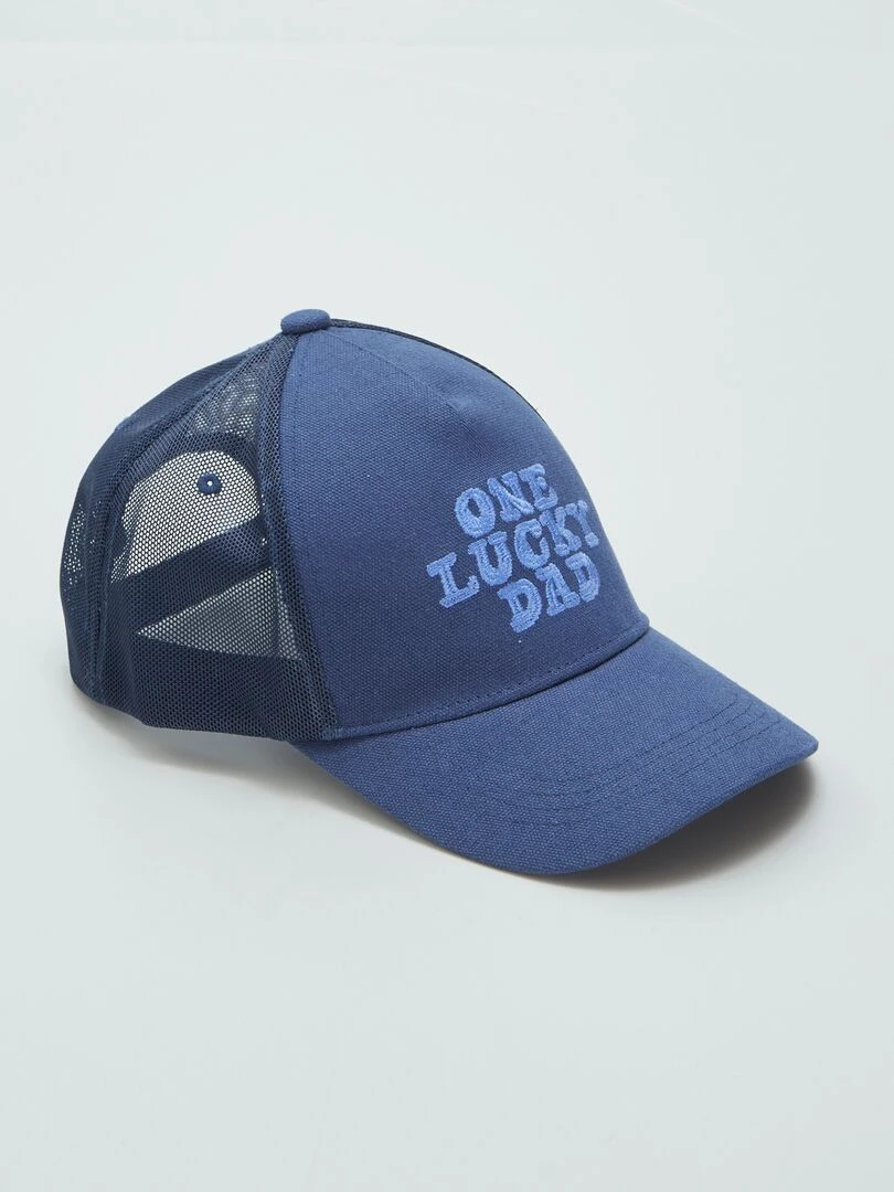 Casquette fête des pères Bleu