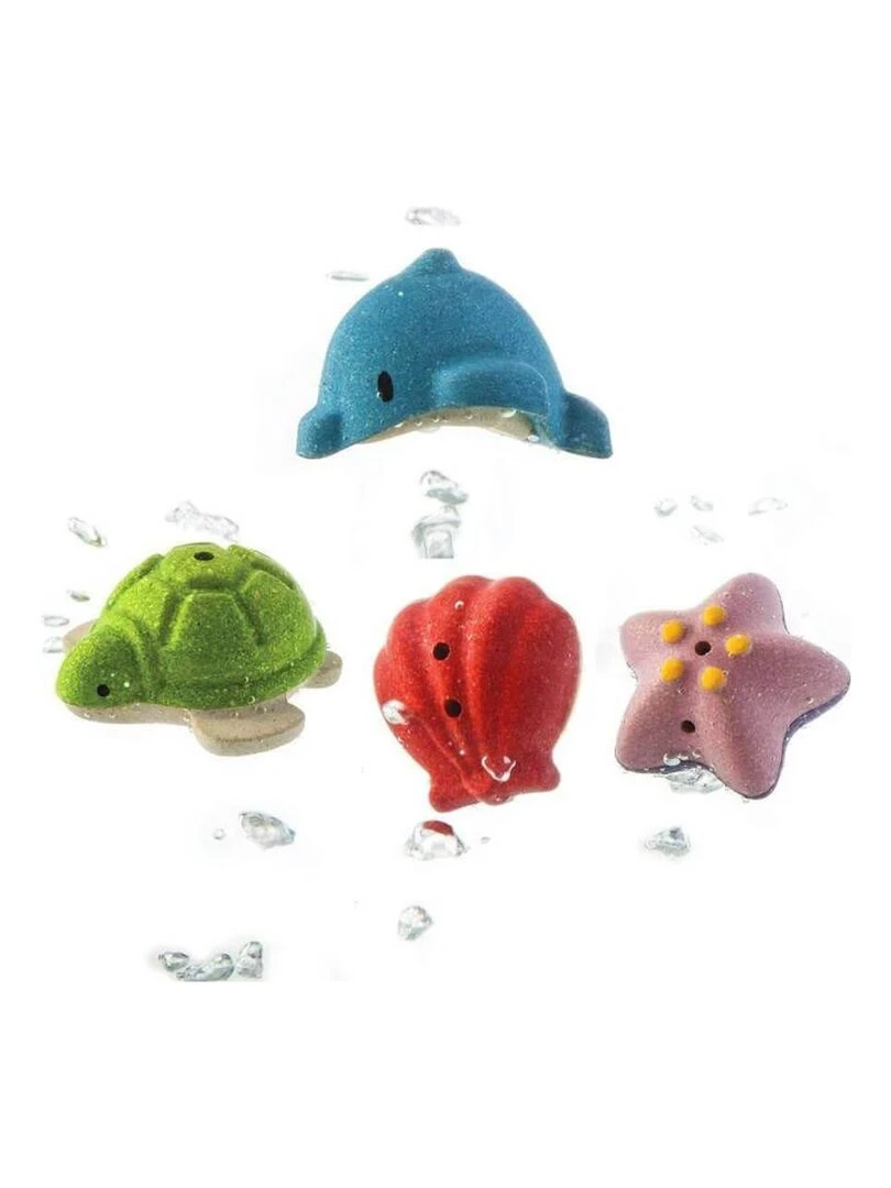 Jouets pour le bain : Mes animaux marins de bain Multicolore