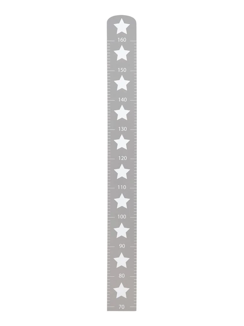 ROBA Toise Bébé en Bois "Little Stars" Motif Étoile Échelle jusqu'à 160 cm Gris Gris