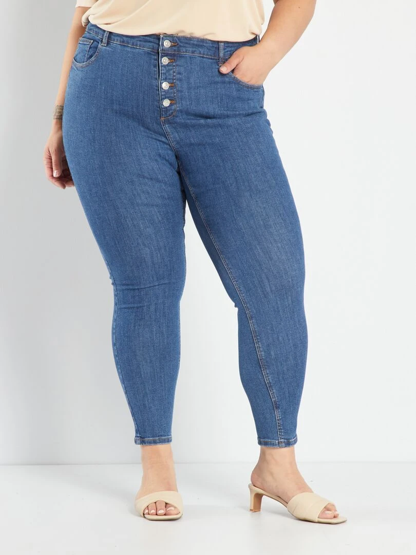 Jean skinny L34 Bleu