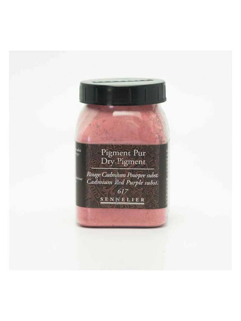 Pigment pour création de peinture pot 100 g Rouge de Cadmium pourpre substitut N/A