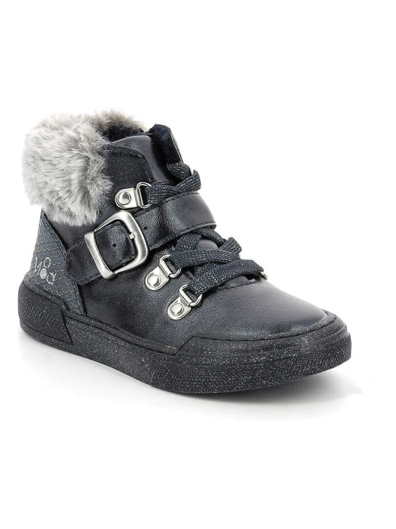 Boots Synthetique Arisnow Bleu marine