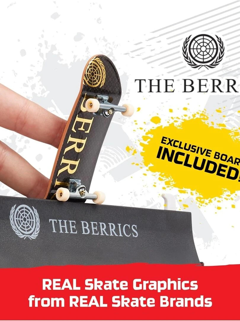 TECH DECK   Finger Skate et Skate Zone avec rangement   N/A