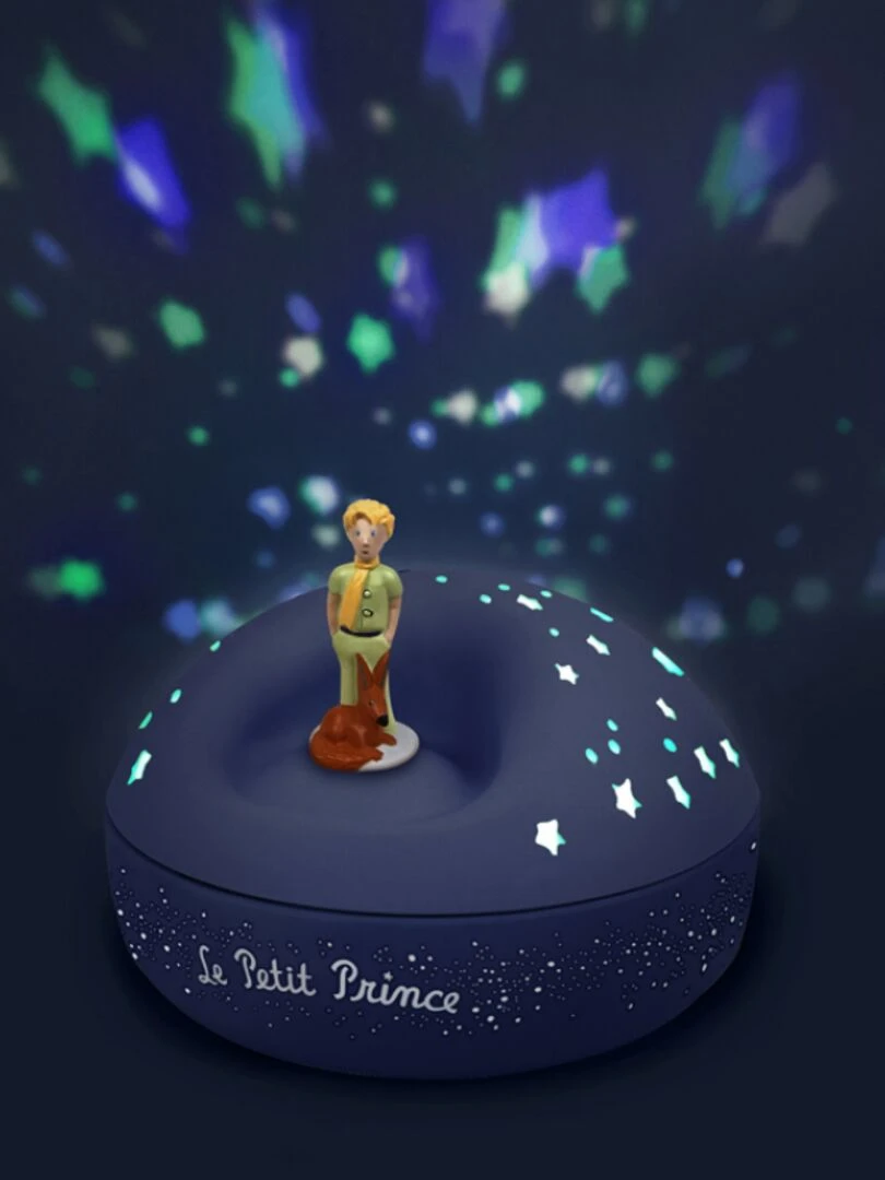 Projecteur d'étoiles musical Le Petit Prince bleu Bleu