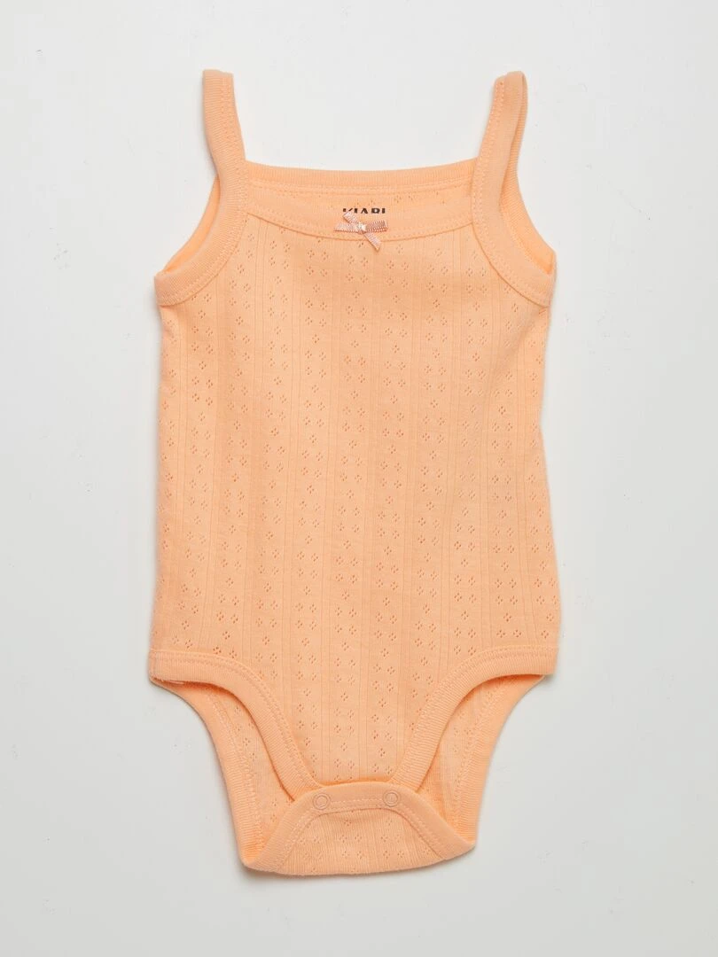 Lot de 3 bodys à bretelles   Bleu