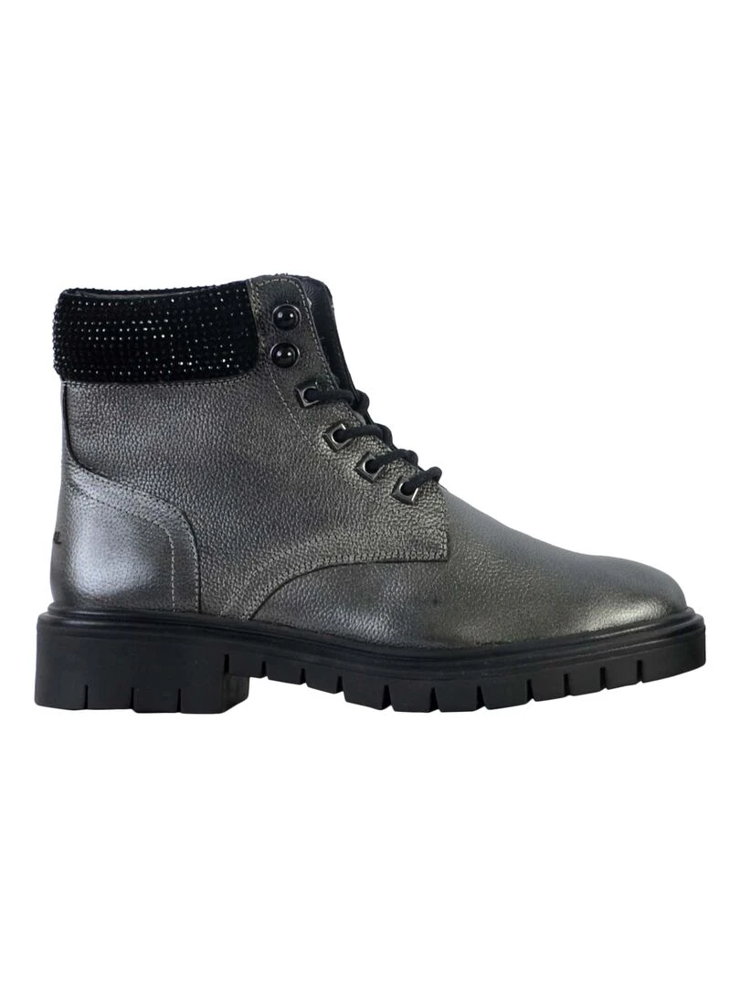 Bottine Cuir Kaporal Zalma Gris