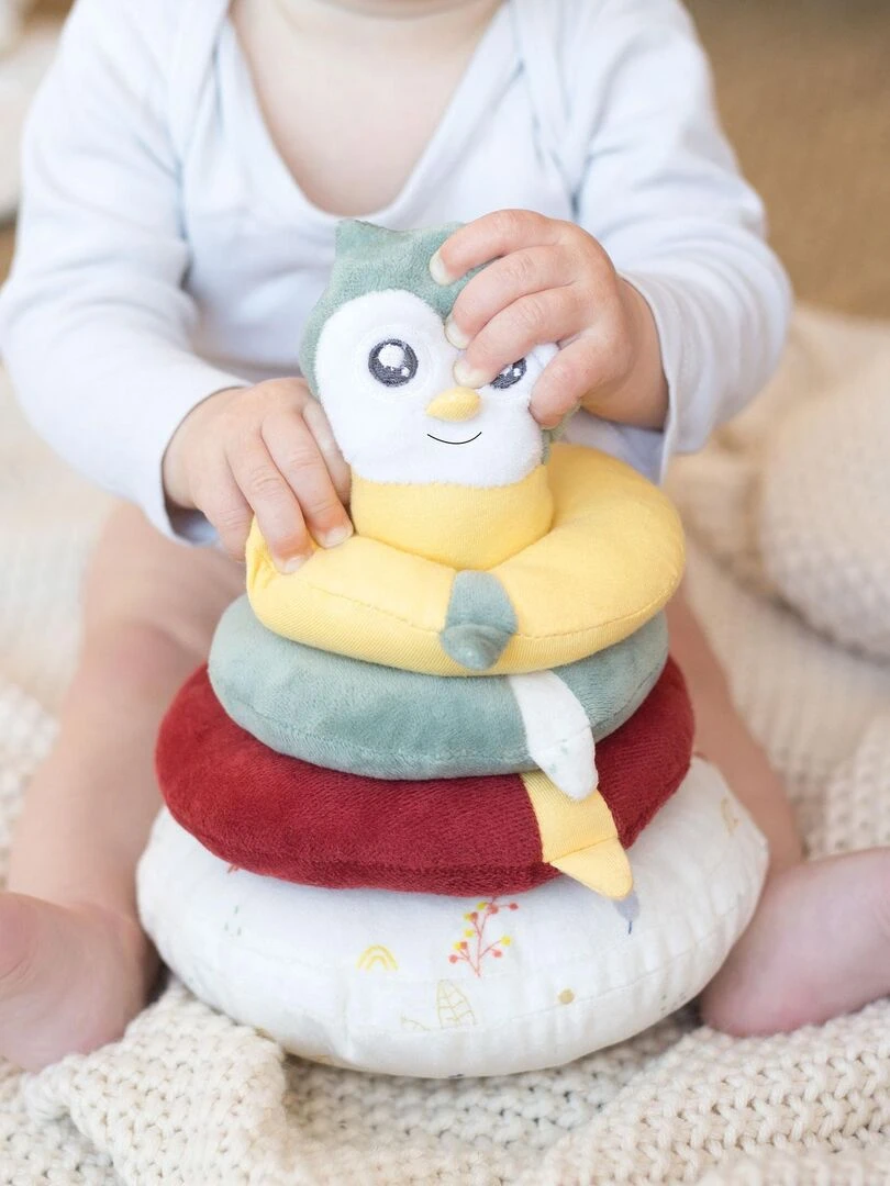 Pyramide sensorielle en tissu bébé Trois Kilos Sept   N/A