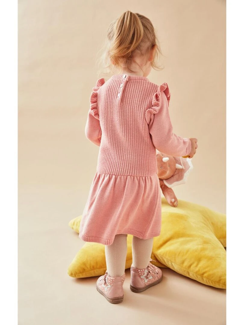 Robe tricot  foncé   Noukie's   Rose
