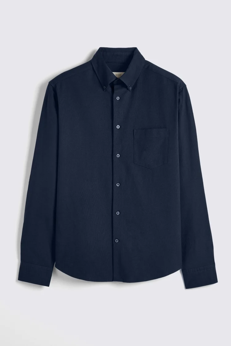 Charcoal Washed Oxford Shirt   Buy Online at Moss