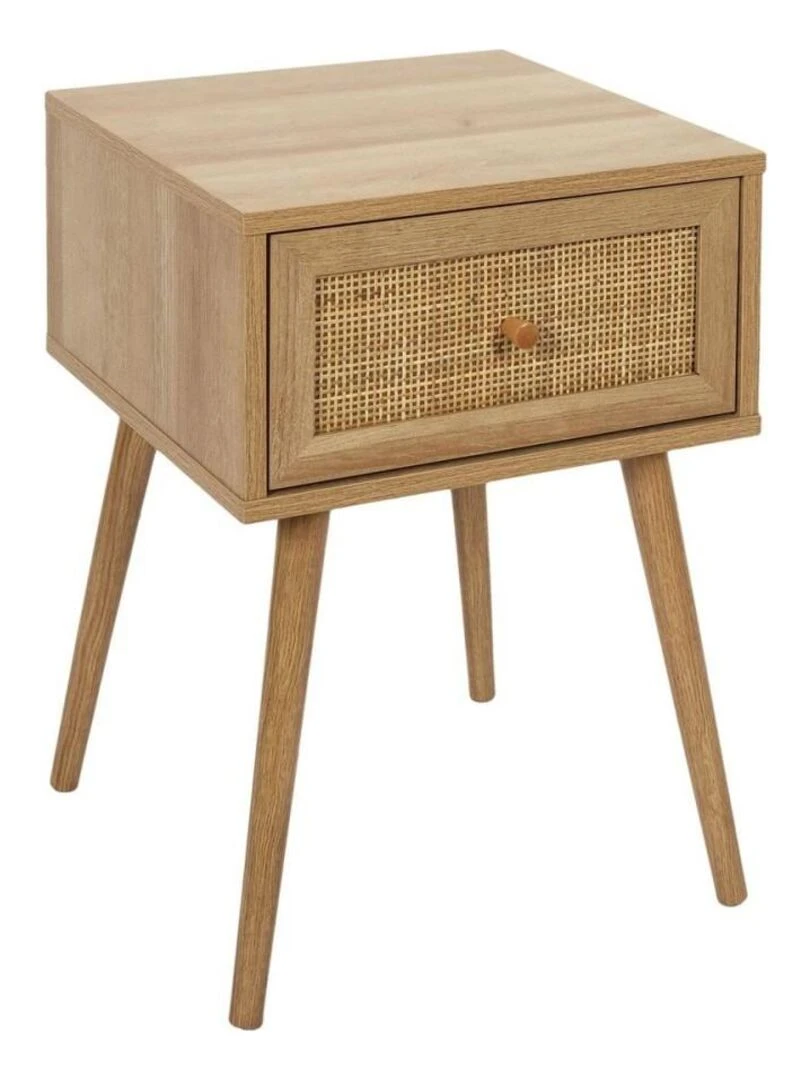 Table de chevet 1 tiroir Bali Beige