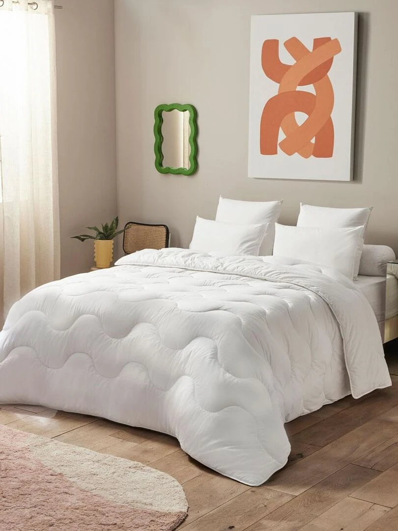 DUNLOPILLO Couette Confort Serein Chaude Blanc