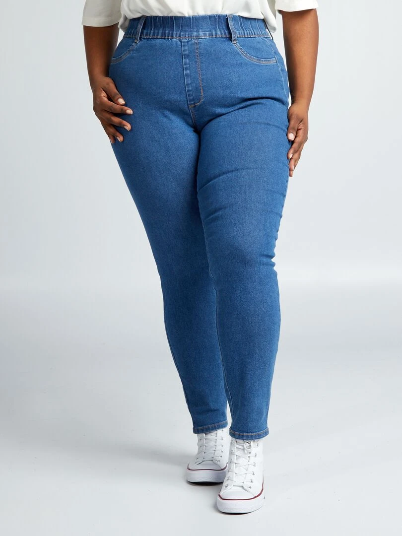 Jegging taille haute regular stretch Stone