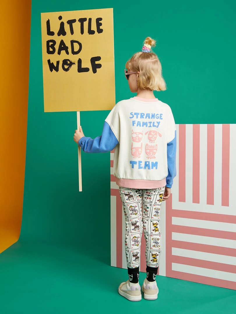 Legging côtelé X Little Bad Wolf   Blanc