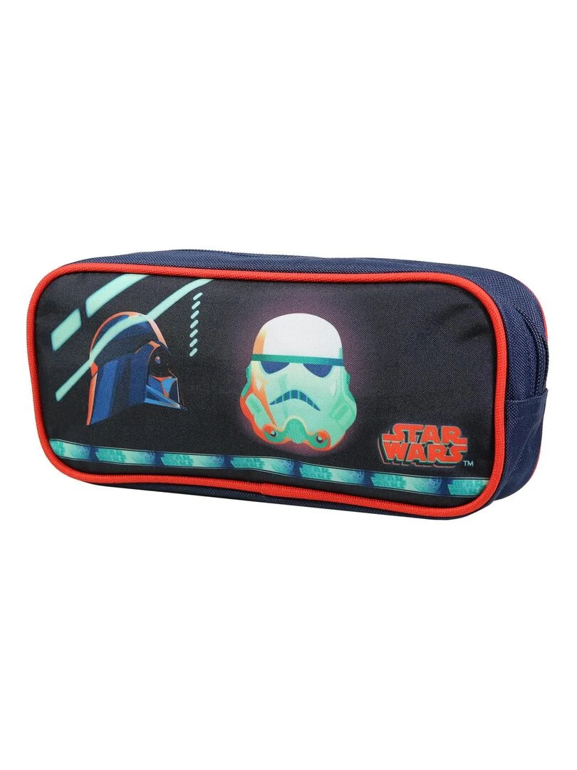 BAGTROTTER Trousse scolaire rectangulaire Disney Star Wars Bleu Bleu