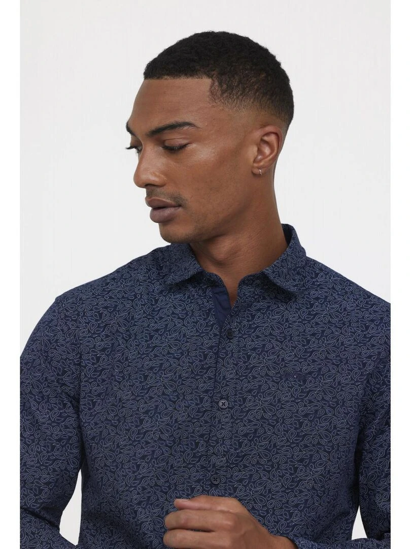 Lee Cooper   Chemise manches longues coton  DIKO   Bleu marine