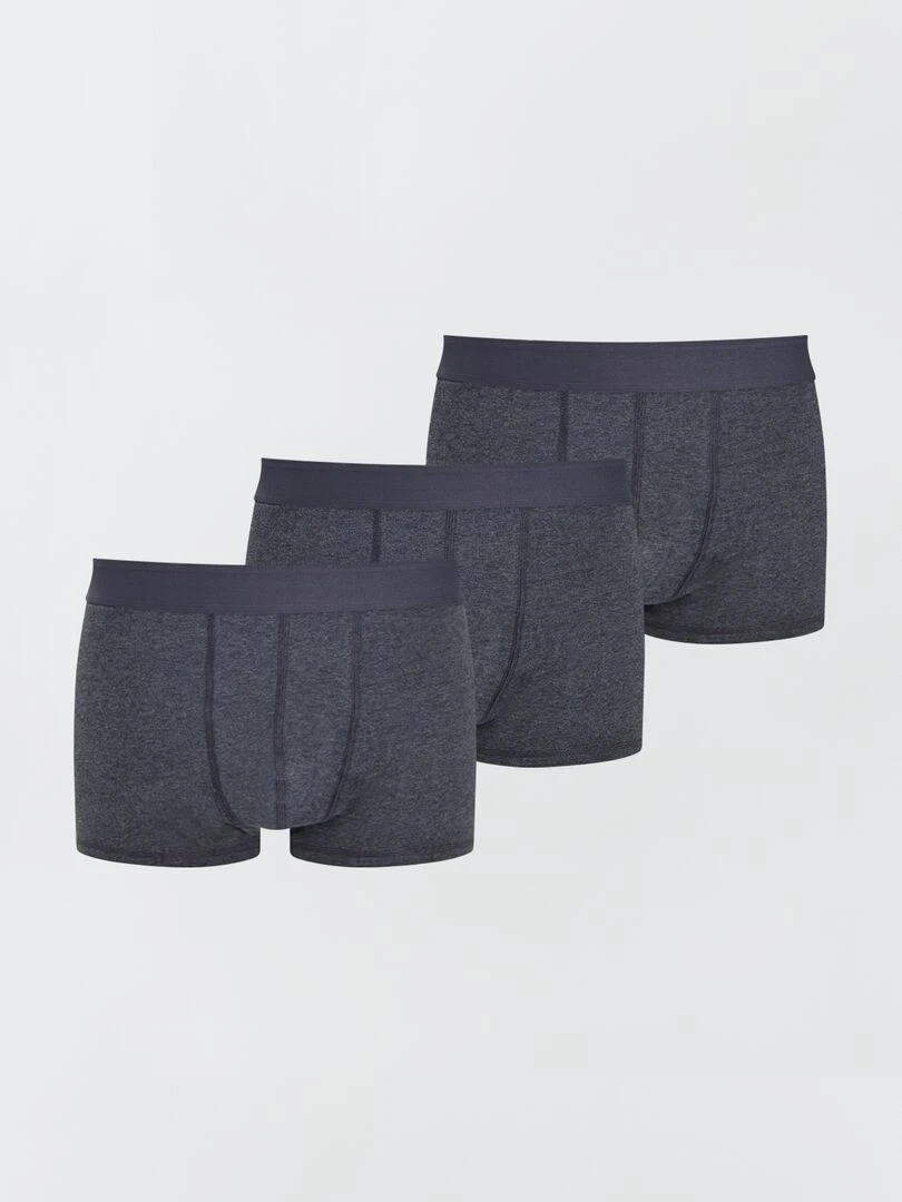 Lot de 3 boxers size+ Gris