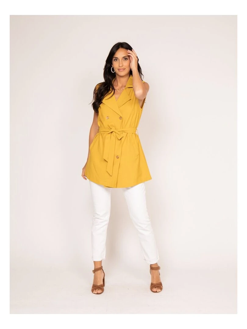 Veste sans manches ULIANA   Moutarde