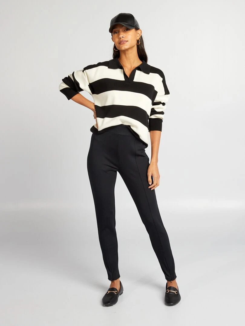 Legging en maille Milano noir