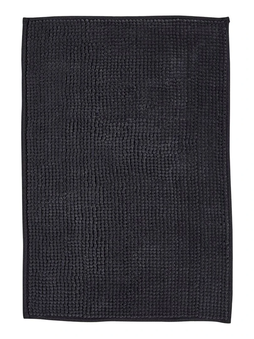 Tapis De Bain Bubble Uni 'essential' 'today' gris anthracite