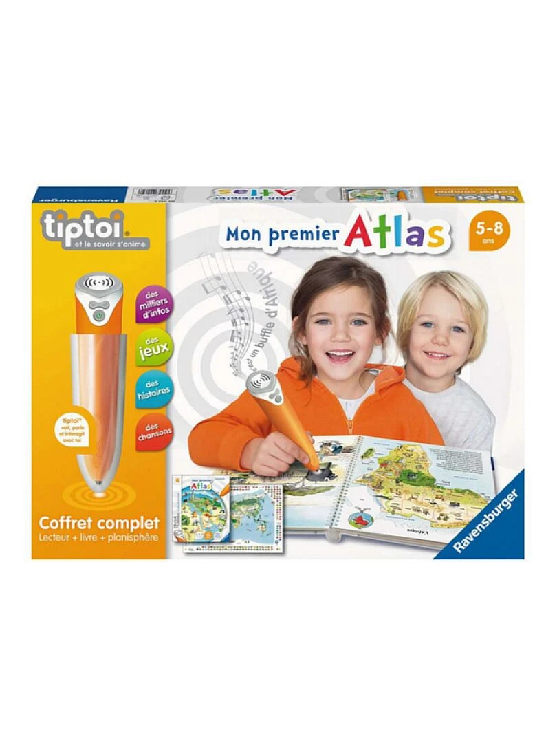 Tiptoi Coffret Complet Lecteur Interactif Atlas N/A