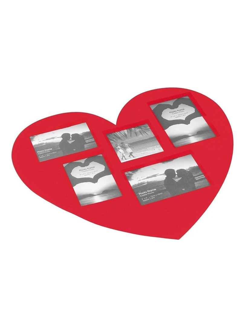 Set de table Colllection Cadre photos Coeur Rouge
