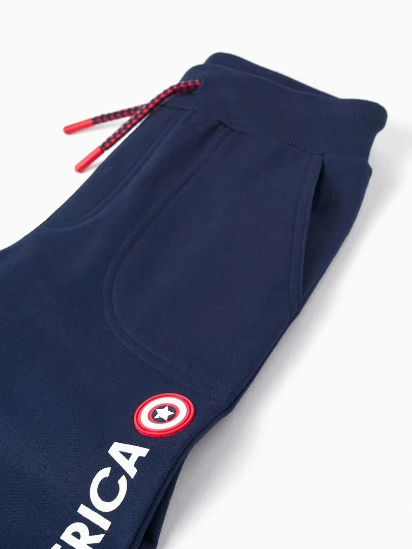 Pantalon de sport pour garçon 'Capitaine Amérique'  MARVEL CAP AMERICA   Bleu foncé