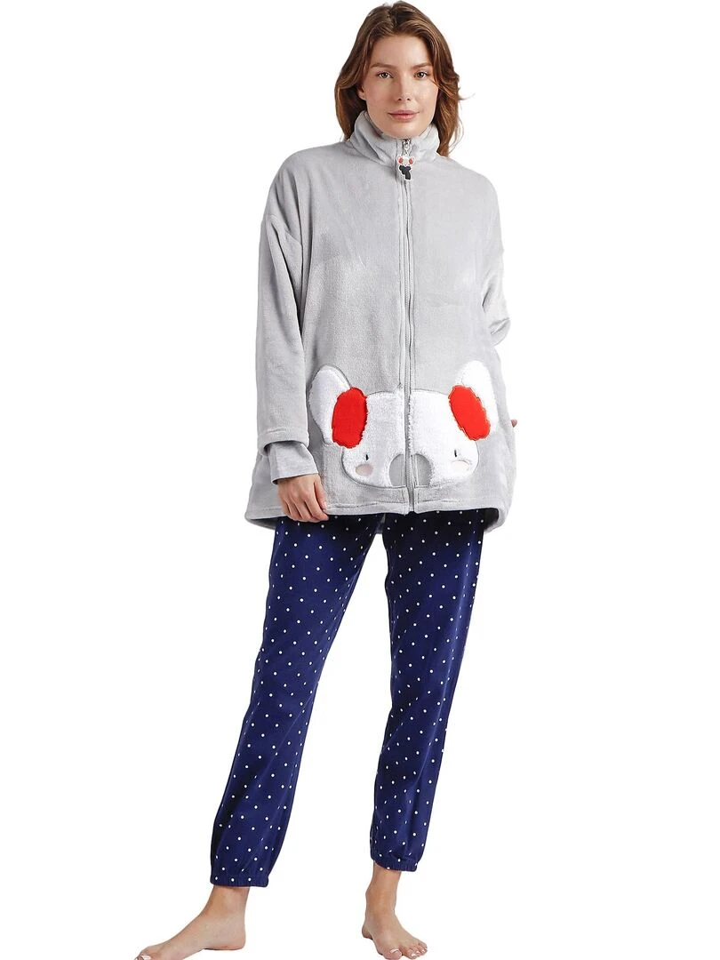Veste d'intérieur Good Morning Mouse   Gris
