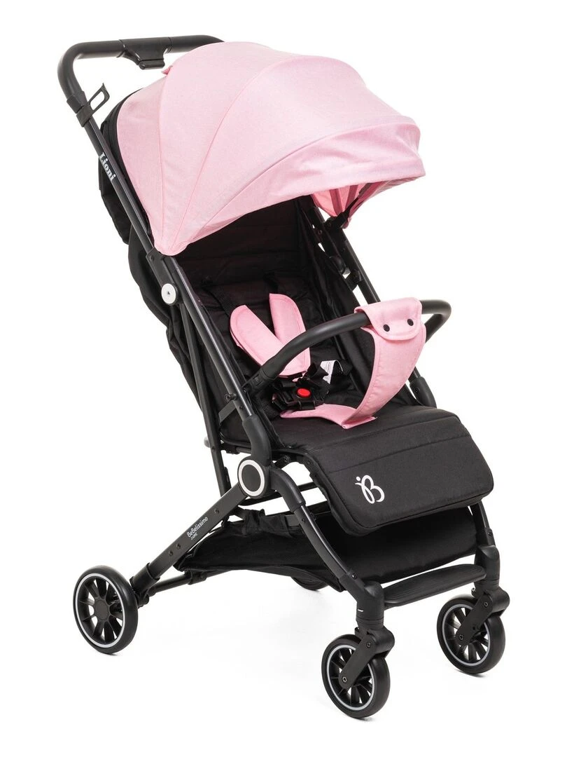 Bebelissimo Poussette bébé Citadine Ultra Compacte De 0 à 36 mois Lioni 0 22kg rose Rose