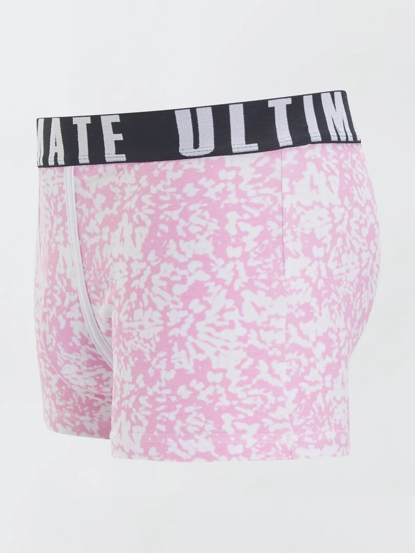 Lot de 3 boxers fantaisie   Bleu/rose